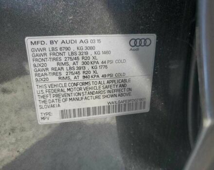 Серый Ауди Ку 7, объемом двигателя 3 л и пробегом 156 тыс. км за 2300 $, фото 12 на Automoto.ua