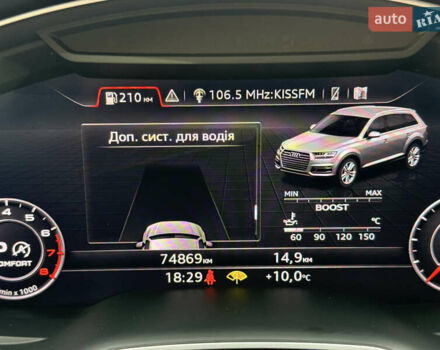 Сірий Ауді Ку 7, об'ємом двигуна 3 л та пробігом 74 тис. км за 35000 $, фото 24 на Automoto.ua
