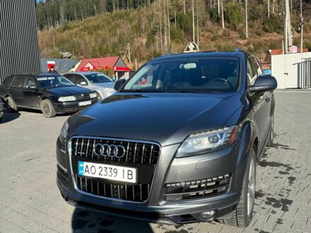 Ауди Ку 7 2013 в Межгорье на Automoto.ua Серый Ауди Ку 7, объемом двигателя 3 л и пробегом 165 тыс. км за 18000 $, фото 1 на Automoto.ua