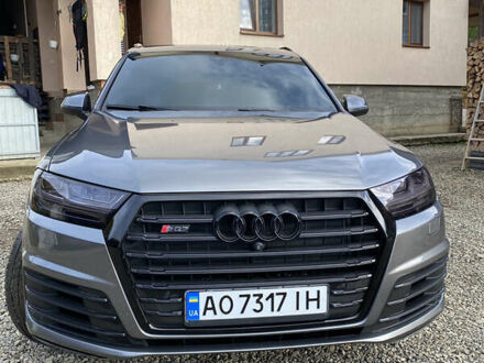 Ауди Ку 7 2016 в Тячеве на Automoto.ua Серый Ауди Ку 7, объемом двигателя 3 л и пробегом 217 тыс. км за 27500 $, фото 1 на Automoto.ua