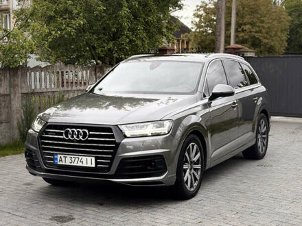 Ауди Ку 7 2017 в Богородчанах на Automoto.ua Серый Ауди Ку 7, объемом двигателя 3 л и пробегом 115 тыс. км за 34850 $, фото 1 на Automoto.ua