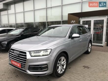 Ауди Ку 7 2018 в Полтаве на Automoto.ua Серый Ауди Ку 7, объемом двигателя 2.97 л и пробегом 143 тыс. км за 44900 $, фото 1 на Automoto.ua