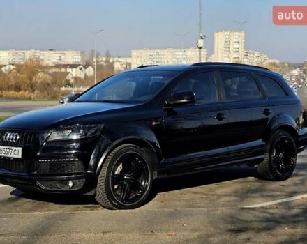 Синий Ауди Ку 7, объемом двигателя 3 л и пробегом 200 тыс. км за 18500 $, фото 1 на Automoto.ua