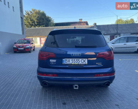 Синий Ауди Ку 7, объемом двигателя 3 л и пробегом 101 тыс. км за 16500 $, фото 4 на Automoto.ua