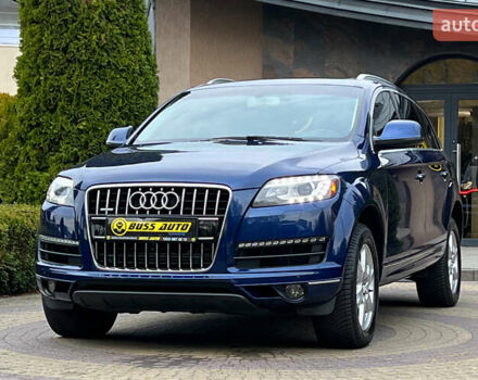 Ауді Ку 7 2015 у Львові на Automoto.ua Синій Ауді Ку 7, об'ємом двигуна 3 л та пробігом 151 тис. км за 16999 $, фото 2 на Automoto.ua