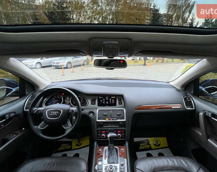 Ауді Ку 7 2015 у Львові на Automoto.ua Синій Ауді Ку 7, об'ємом двигуна 3 л та пробігом 151 тис. км за 16999 $, фото 14 на Automoto.ua