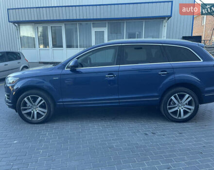 Синий Ауди Ку 7, объемом двигателя 3 л и пробегом 101 тыс. км за 16500 $, фото 2 на Automoto.ua