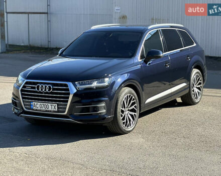 Синий Ауди Ку 7, объемом двигателя 3 л и пробегом 220 тыс. км за 37900 $, фото 1 на Automoto.ua