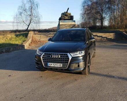 Синий Ауди Ку 7, объемом двигателя 3 л и пробегом 220 тыс. км за 26500 $, фото 1 на Automoto.ua