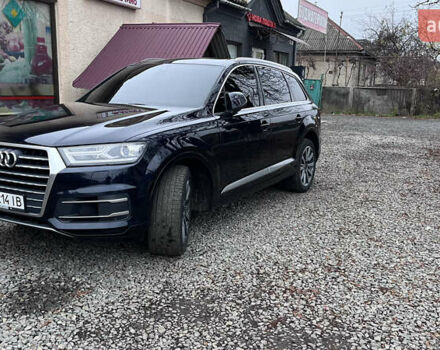 Ауди Ку 7 2016 в Мукачеве на Automoto.ua Синий Ауди Ку 7, объемом двигателя 3 л и пробегом 133 тыс. км за 27999 $, фото 3 на Automoto.ua
