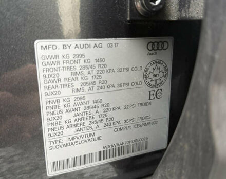 Синий Ауди Ку 7, объемом двигателя 3 л и пробегом 81 тыс. км за 31900 $, фото 10 на Automoto.ua