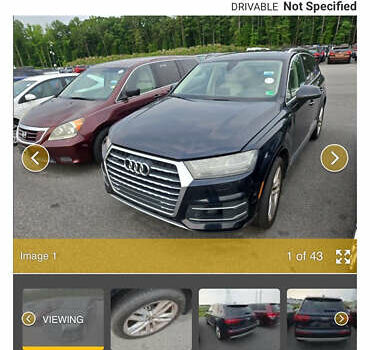 Синий Ауди Ку 7, объемом двигателя 3 л и пробегом 156 тыс. км за 23950 $, фото 90 на Automoto.ua