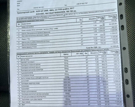 Синий Ауди Ку 7, объемом двигателя 3 л и пробегом 197 тыс. км за 25500 $, фото 12 на Automoto.ua