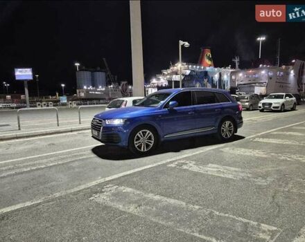 Синий Ауди Ку 7, объемом двигателя 3 л и пробегом 200 тыс. км за 34000 $, фото 1 на Automoto.ua