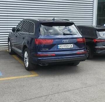 Синий Ауди Ку 7, объемом двигателя 3 л и пробегом 107 тыс. км за 55000 $, фото 7 на Automoto.ua