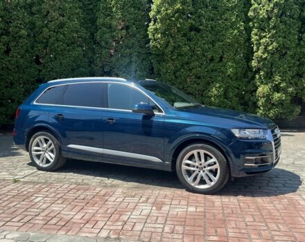 Синий Ауди Ку 7, объемом двигателя 3 л и пробегом 59 тыс. км за 47500 $, фото 1 на Automoto.ua
