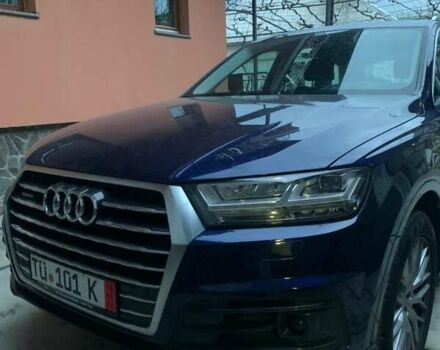 Синий Ауди Ку 7, объемом двигателя 3 л и пробегом 107 тыс. км за 55000 $, фото 2 на Automoto.ua