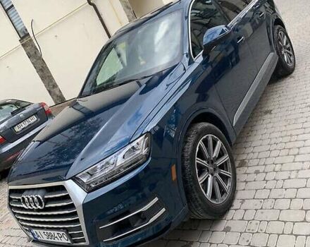 Синий Ауди Ку 7, объемом двигателя 3 л и пробегом 132 тыс. км за 30000 $, фото 1 на Automoto.ua