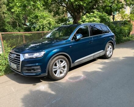 Ауди Ку 7 2018 в Буче на Automoto.ua Синий Ауди Ку 7, объемом двигателя 3 л и пробегом 139 тыс. км за 41500 $, фото 1 на Automoto.ua