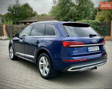 Ауди Ку 7 2020 в Киеве на Automoto.ua Синий Ауди Ку 7, объемом двигателя 3 л и пробегом 86 тыс. км за 49900 $, фото 1 на Automoto.ua