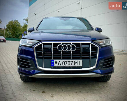 Ауди Ку 7 2020 в Киеве на Automoto.ua Синий Ауди Ку 7, объемом двигателя 3 л и пробегом 86 тыс. км за 49900 $, фото 4 на Automoto.ua