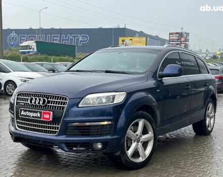 Синий Ауди Ку 7, объемом двигателя 3 л и пробегом 310 тыс. км за 11990 $, фото 1 на Automoto.ua