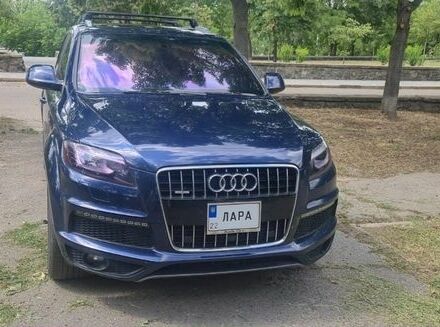 Синий Ауди Ку 7, объемом двигателя 3 л и пробегом 292 тыс. км за 19800 $, фото 1 на Automoto.ua