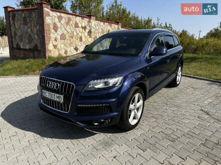 Ауди Ку 7 2011 в Львове на Automoto.ua Синий Ауди Ку 7, объемом двигателя 2.97 л и пробегом 295 тыс. км за 17300 $, фото 1 на Automoto.ua