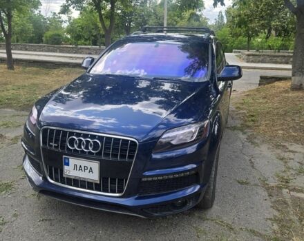 Синий Ауди Ку 7, объемом двигателя 3 л и пробегом 290 тыс. км за 17855 $, фото 1 на Automoto.ua