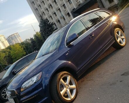 Синий Ауди Ку 7, объемом двигателя 3 л и пробегом 200 тыс. км за 25500 $, фото 1 на Automoto.ua