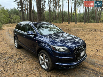 Синий Ауди Ку 7, объемом двигателя 3 л и пробегом 252 тыс. км за 15000 $, фото 1 на Automoto.ua