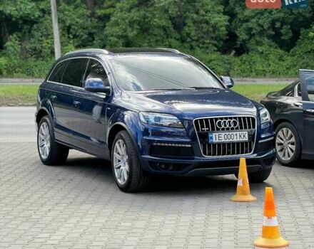 Синий Ауди Ку 7, объемом двигателя 3 л и пробегом 320 тыс. км за 21800 $, фото 1 на Automoto.ua