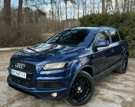 Синий Ауди Ку 7, объемом двигателя 3 л и пробегом 245 тыс. км за 19900 $, фото 1 на Automoto.ua