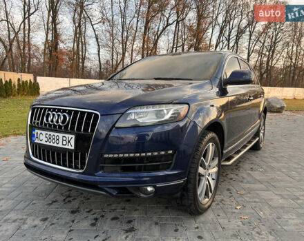 Синий Ауди Ку 7, объемом двигателя 3 л и пробегом 142 тыс. км за 13800 $, фото 1 на Automoto.ua