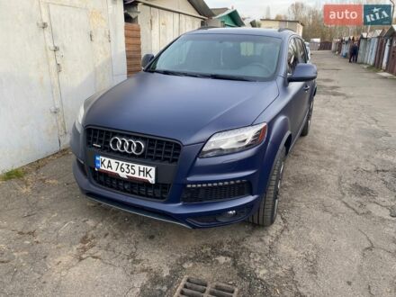 Синий Ауди Ку 7, объемом двигателя 3 л и пробегом 148 тыс. км за 15800 $, фото 1 на Automoto.ua