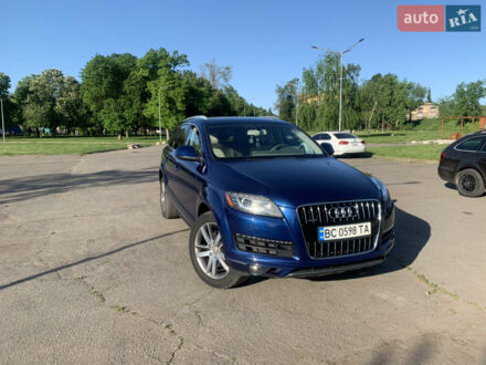 Синий Ауди Ку 7, объемом двигателя 3 л и пробегом 183 тыс. км за 14450 $, фото 1 на Automoto.ua