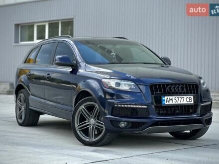 Ауди Ку 7 2014 в Житомире на Automoto.ua Синий Ауди Ку 7, объемом двигателя 2.97 л и пробегом 260 тыс. км за 22000 $, фото 1 на Automoto.ua