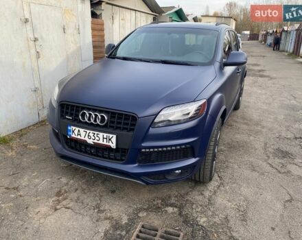 Синий Ауди Ку 7, объемом двигателя 3 л и пробегом 148 тыс. км за 17500 $, фото 1 на Automoto.ua