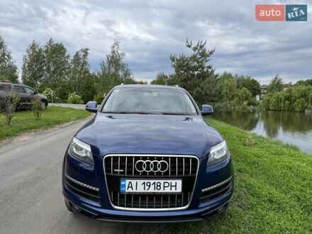 Ауди Ку 7 2015 в Киеве на Automoto.ua Синий Ауди Ку 7, объемом двигателя 3 л и пробегом 172 тыс. км за 21600 $, фото 1 на Automoto.ua