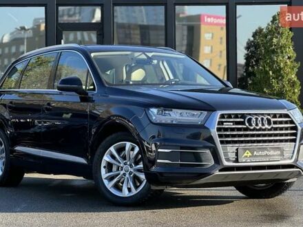 Синий Ауди Ку 7, объемом двигателя 2.97 л и пробегом 164 тыс. км за 34900 $, фото 1 на Automoto.ua