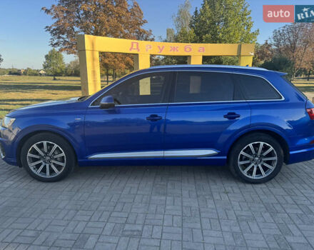 Синий Ауди Ку 7, объемом двигателя 3 л и пробегом 353 тыс. км за 27000 $, фото 1 на Automoto.ua
