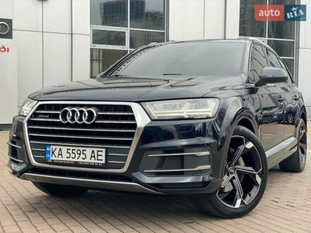 Ауди Ку 7 2017 в Киеве на Automoto.ua Синий Ауди Ку 7, объемом двигателя 2.97 л и пробегом 176 тыс. км за 37500 $, фото 1 на Automoto.ua