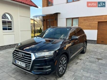 Синий Ауди Ку 7, объемом двигателя 3 л и пробегом 157 тыс. км за 22500 $, фото 1 на Automoto.ua