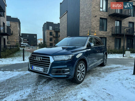 Ауди Ку 7 2017 в Ивано-Франковске на Automoto.ua Синий Ауди Ку 7, объемом двигателя 3 л и пробегом 84 тыс. км за 47800 $, фото 1 на Automoto.ua