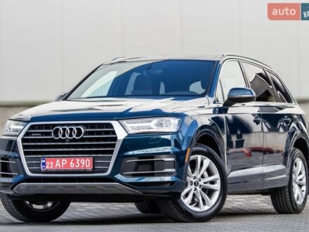 Синий Ауди Ку 7, объемом двигателя 3 л и пробегом 94 тыс. км за 26200 $, фото 1 на Automoto.ua
