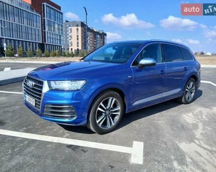 Синий Ауди Ку 7, объемом двигателя 2.97 л и пробегом 163 тыс. км за 42500 $, фото 1 на Automoto.ua