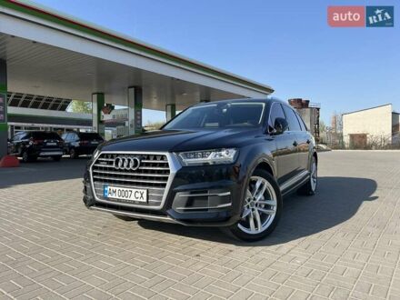 Ауди Ку 7 2017 в Житомире на Automoto.ua Синий Ауди Ку 7, объемом двигателя 2.97 л и пробегом 123 тыс. км за 43500 $, фото 1 на Automoto.ua