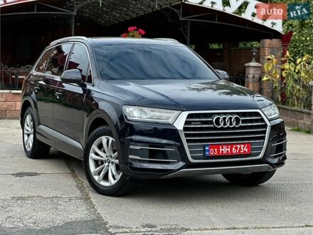 Синий Ауди Ку 7, объемом двигателя 3 л и пробегом 201 тыс. км за 27999 $, фото 1 на Automoto.ua