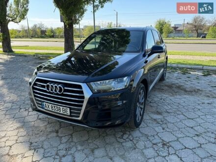 Синий Ауди Ку 7, объемом двигателя 3 л и пробегом 109 тыс. км за 29400 $, фото 1 на Automoto.ua