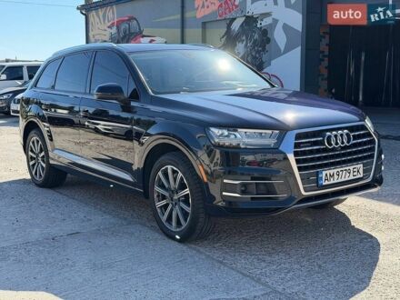 Синий Ауди Ку 7, объемом двигателя 3 л и пробегом 145 тыс. км за 28590 $, фото 1 на Automoto.ua